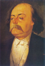 A portrait of Gustave Flaubert by Eug&egrave;ne Giraud