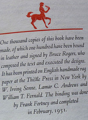 colophon