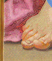 Tessera from a mosaic from St. Peter's Basilica, Vatican